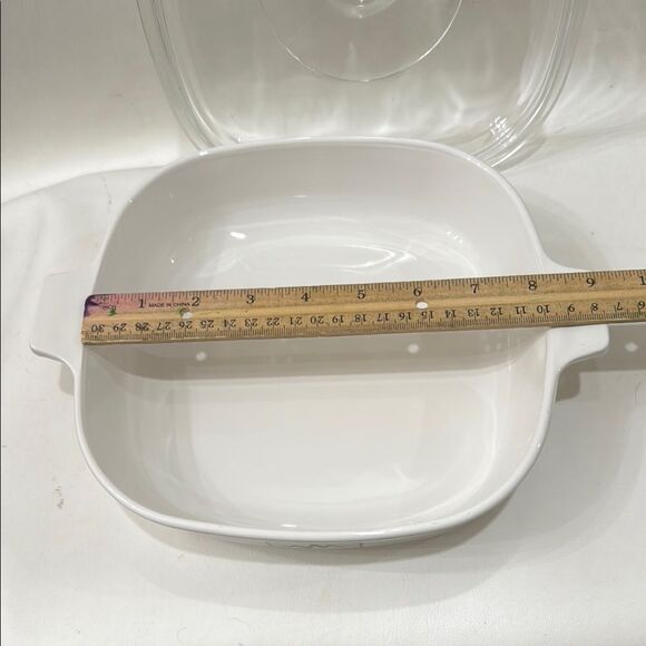 CorningWare White Casserole Dish with Glass Lid - Picture 8 of 11